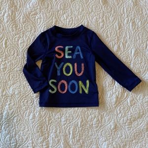 🔸3 for $10 Sea you soon rash guard - 12M